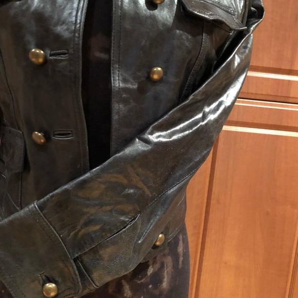 Arden B Lamb Leather Jacket - Picture 4 of 15